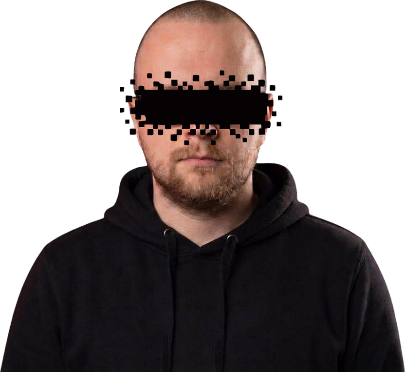 Juraj Daniš, a red team operator and web application penetration tester, photographed from the chest up